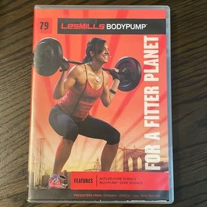 Les Mills Body Pump 79 clamshell(cd,dvd,choreography notes)
